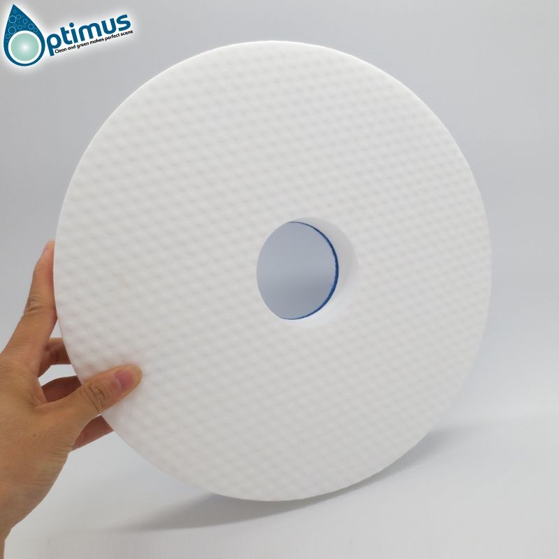 17'' inch floor cleaning pad melamine floor sponge for machine