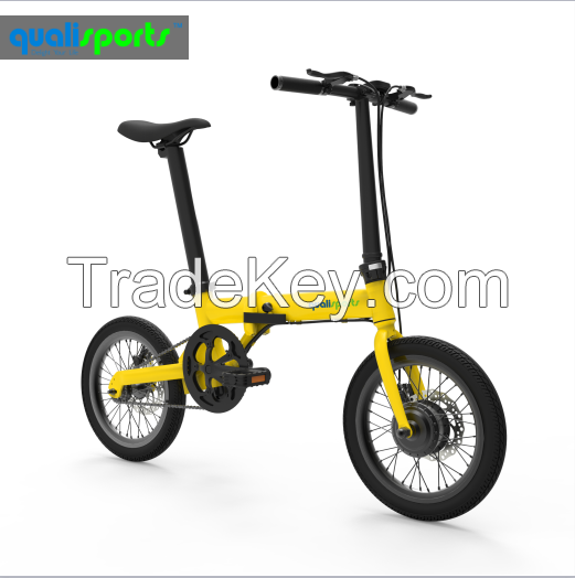 16 inch lady riding hidden battery 2018 new design best electric city bike 250w ebike