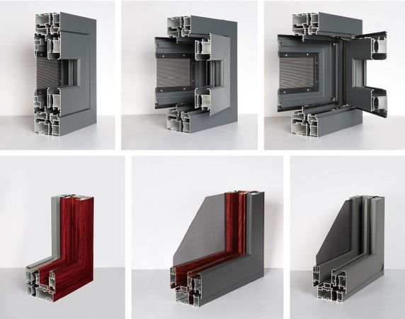 Aluminium profiles for windows and doors