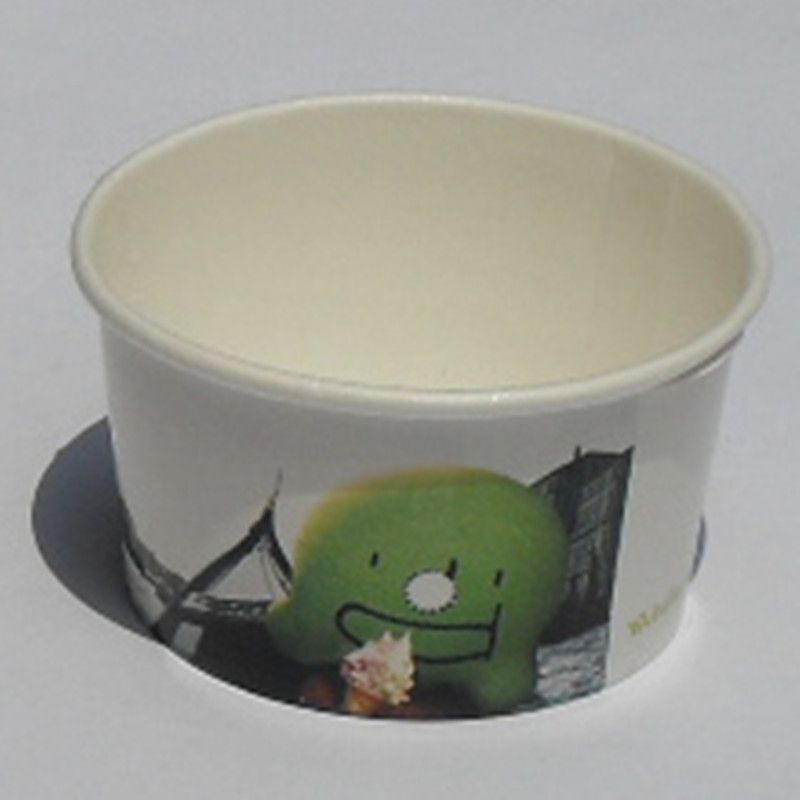 cheap disposable paper ice cream/frozen yogurt cup