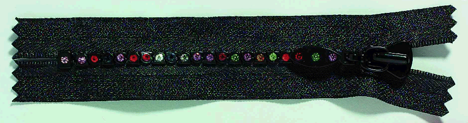 Diamond/ Rhinestone Zipper