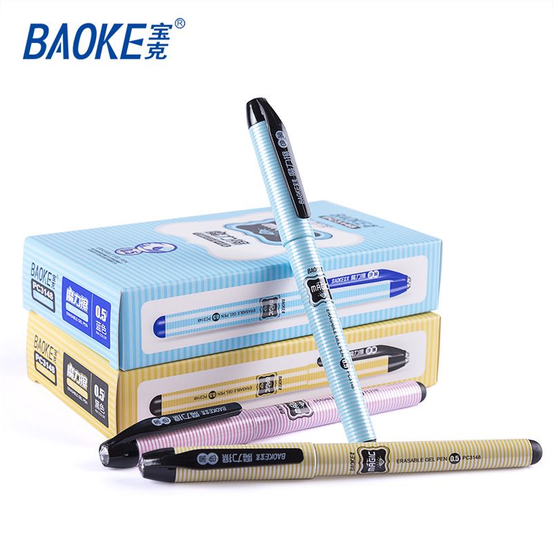 0.5mm Refill with Diamond Top Pen Set / Plastic Color Erasable Gel Pen