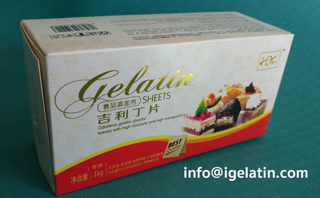 Gelatin Powder, Gelatin Sheets, and Leaf Gelatin from china