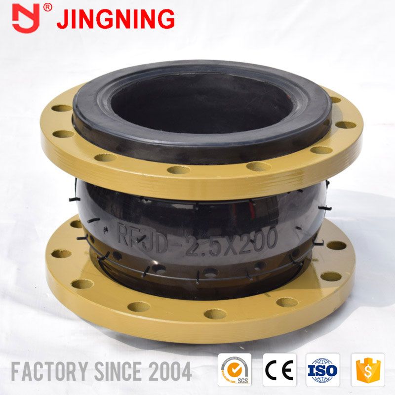 Rubber flexible expansion joints with flanges