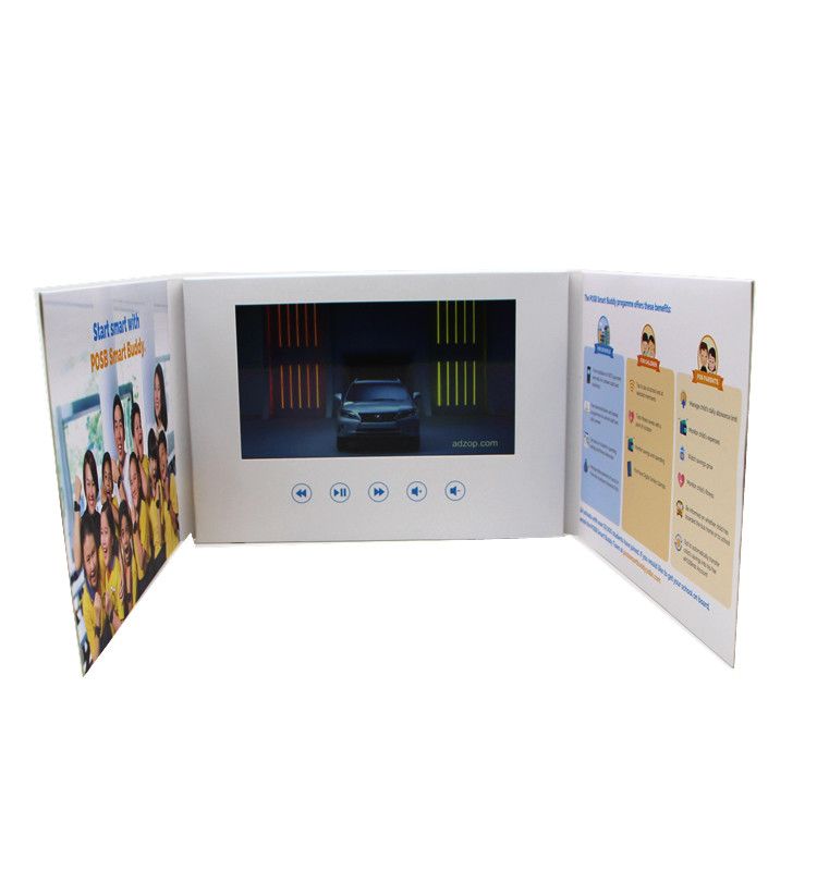 2018 Factory TFT Video Player Promotional Invitation Cards Paper With lcd Screen For OEM/ODM