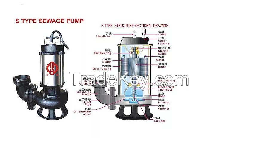 S Type Sewage Pump