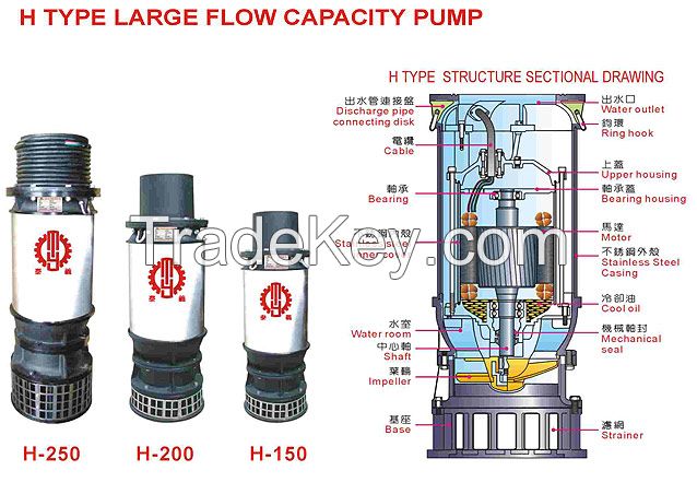 H Type Large Flow Capacity Pump