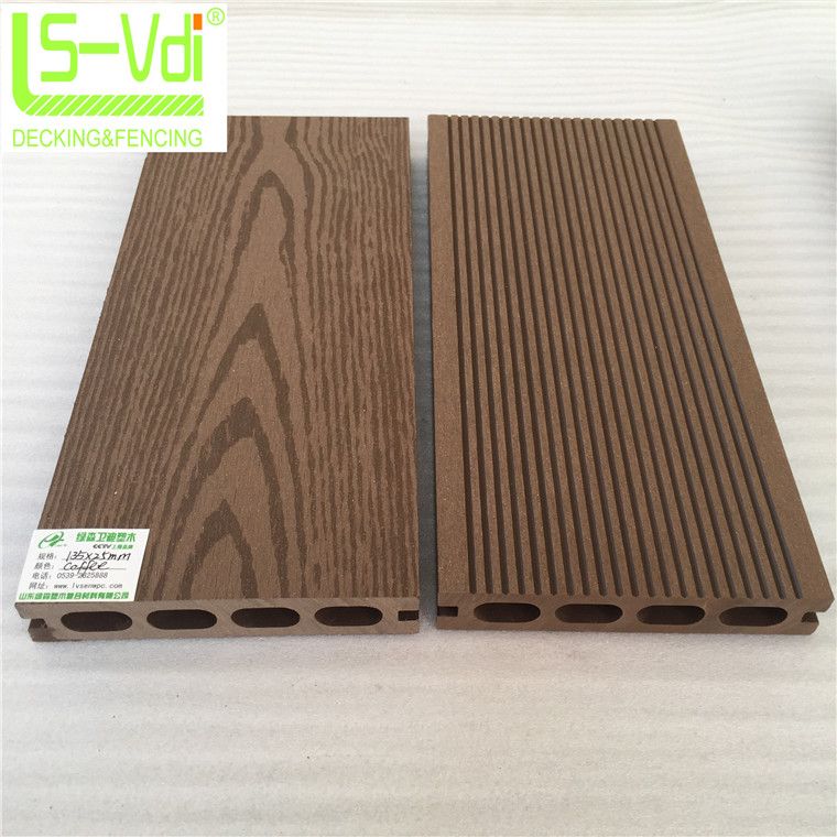 Hollow wood plastic composite flooring for garden decorations interlocking floor tiles