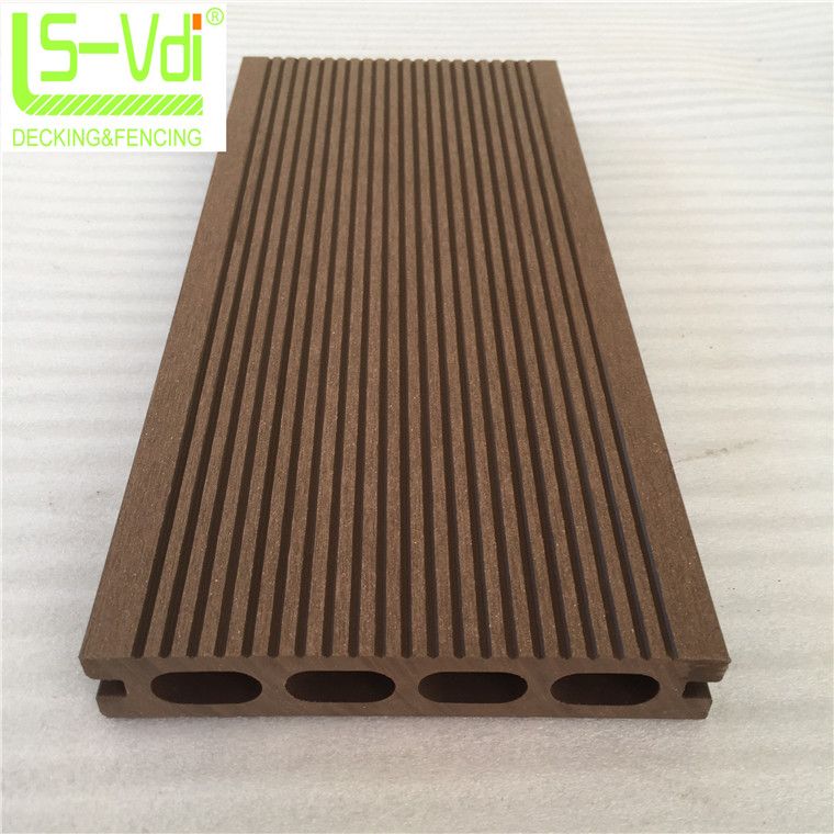 Hollow wood plastic composite flooring for garden decorations interlocking floor tiles