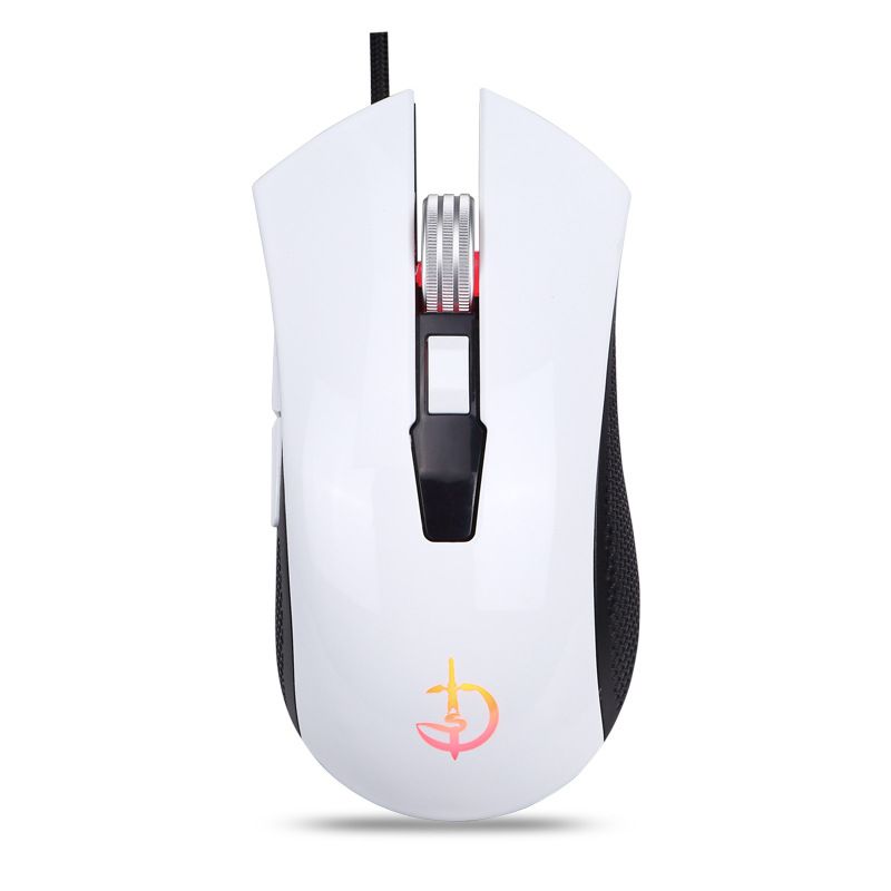 New Wired Macro Programming Gaming Mouse Colorful Backlit Computer Metal Ergonomics Optical Mouse