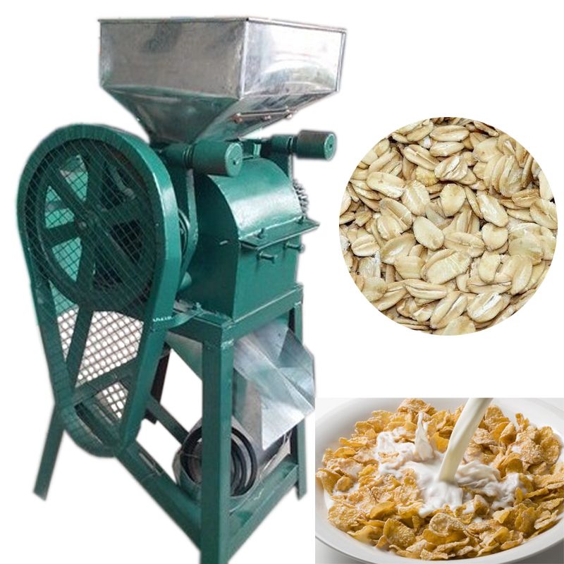 Corn Grain Flakes Flaking Machine Indian