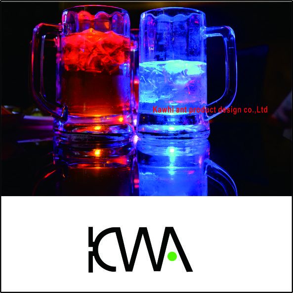 Smart Luminous Glass Cup &amp; Logo customization