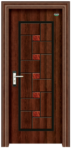 interior steel-wooden door