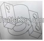 BRACKET for Axes(X, Y, Z) sliding of Machining Center