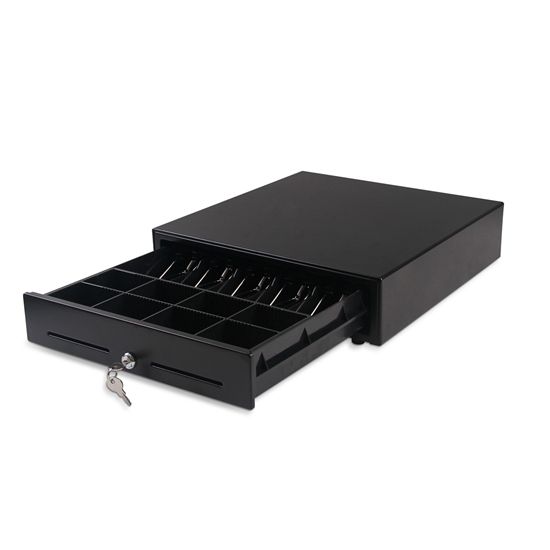 KST-410E Black Economical Cash Drawer