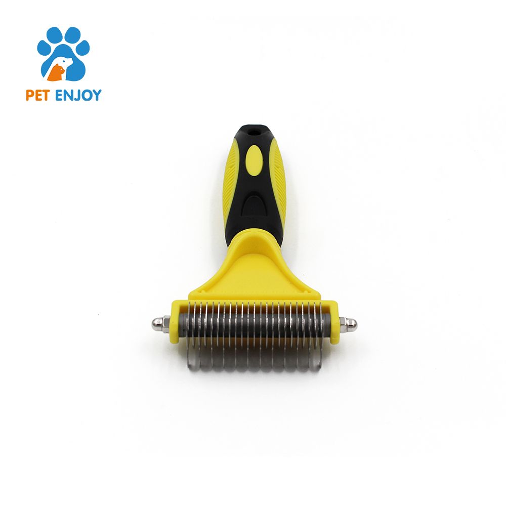 5 Handle Option Pet Grooming Brush Double Sided Dog Cat Brush Stainles