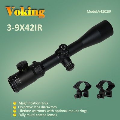 magnifier scope for optic 3-9X42 IR magnifier scope with your own APP