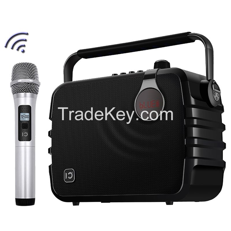 portable wireless Bluetooth Karaoke speaker with UHF handheld mircophone