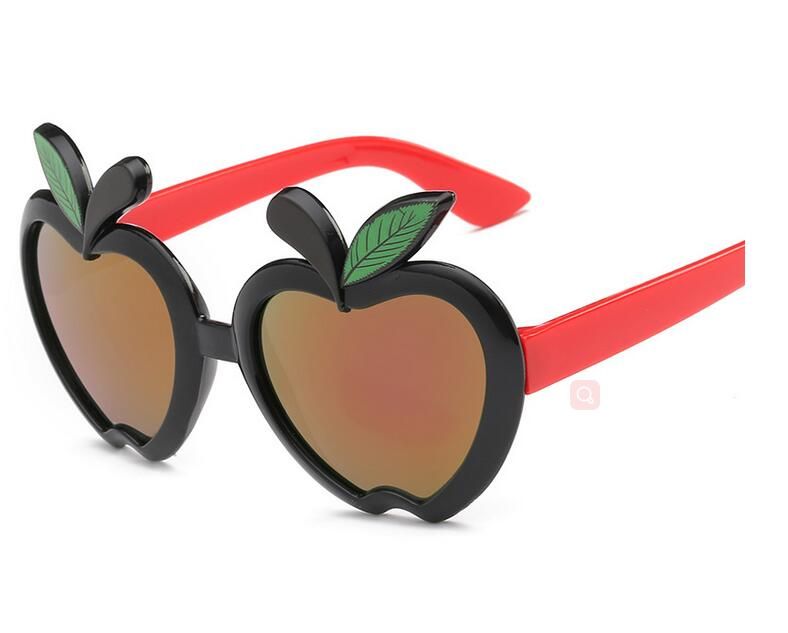 Cute Apple Shape Sunglasses for Kids Children