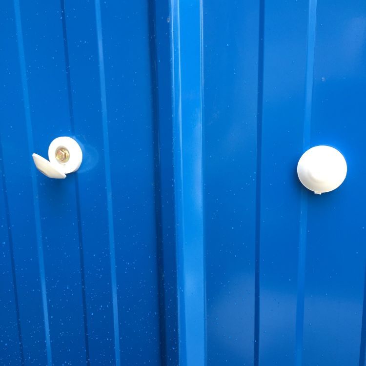 Plastic roof tile screw cover caps