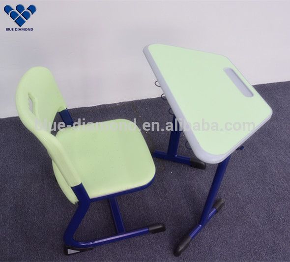 Modern standard size of school children table desk and chair set