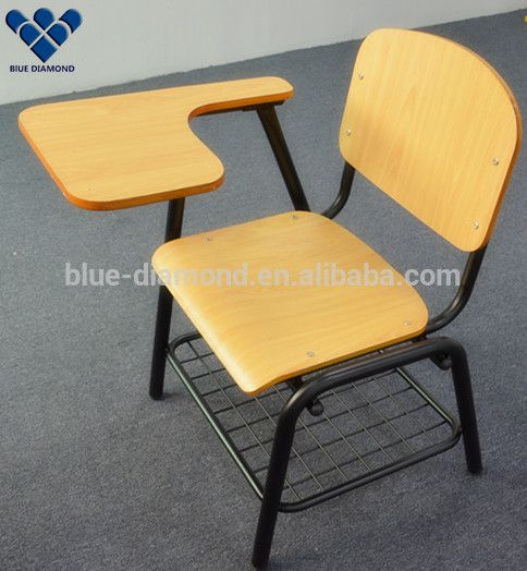 Wooden school study conference training desk chair furniture set