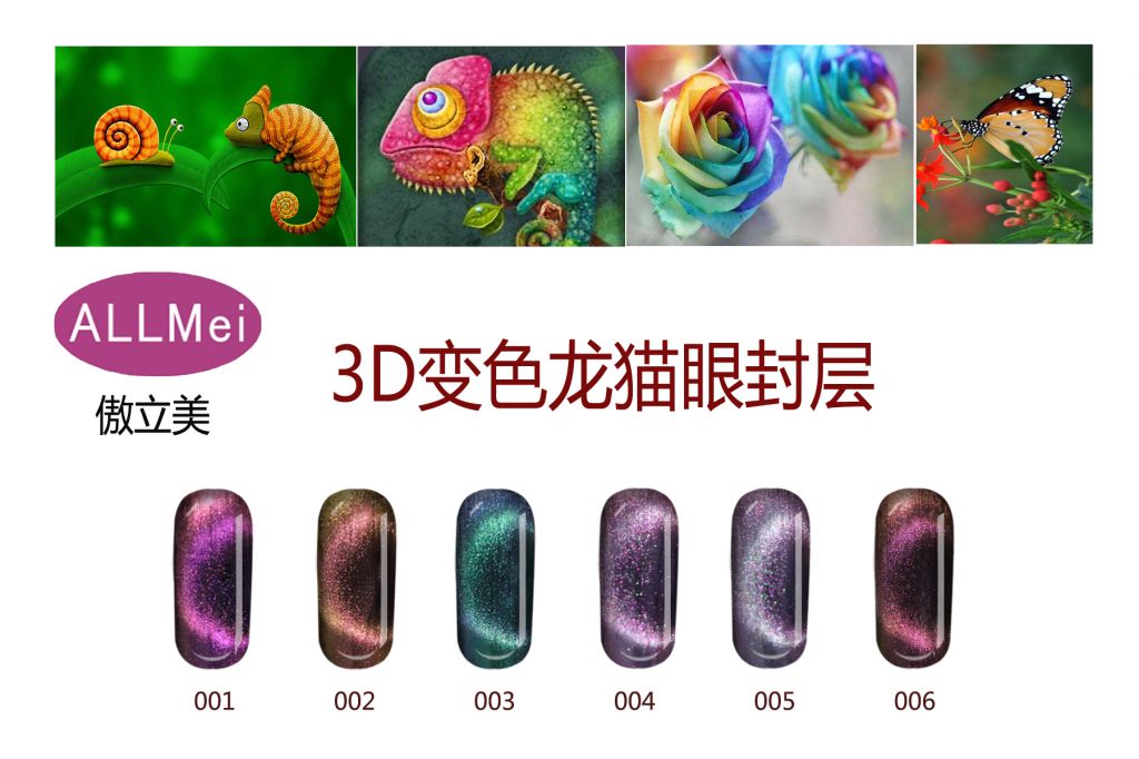 NEW COLORS Metal Chameleon Colors Change Color Magnetic 3D CAT EYE GEL NAIL POLISH