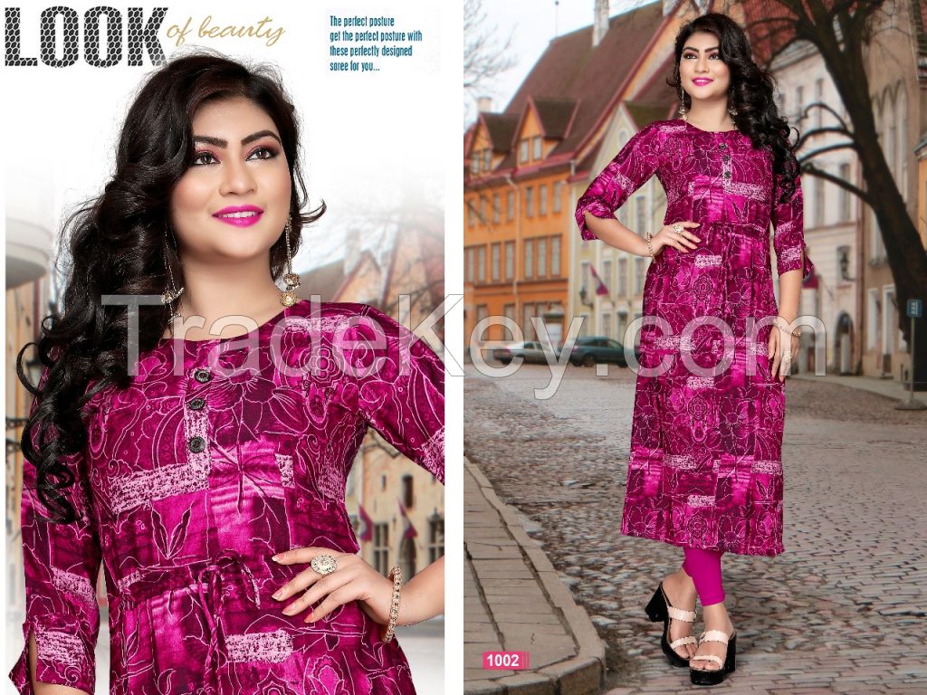 Ladies kurties , Gown