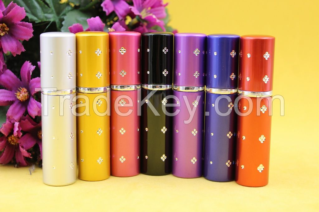 5ml Decorative Aluminum Perfume Atomizer Bottle 