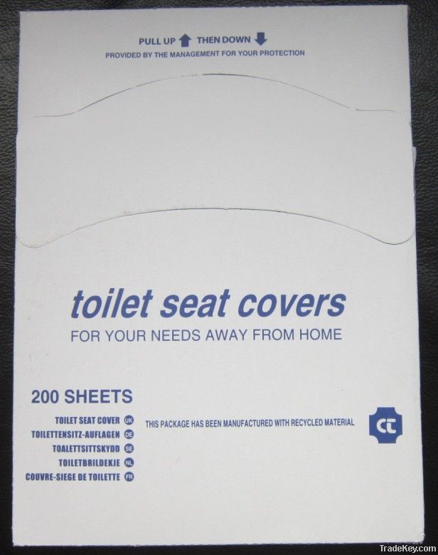 1/4 fold Disposable Paper toilet seat cover