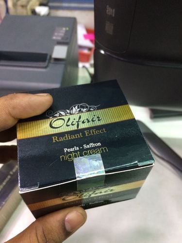 Original Olifair Saffron Advanced Night Fairness Cream With Radiant Effect