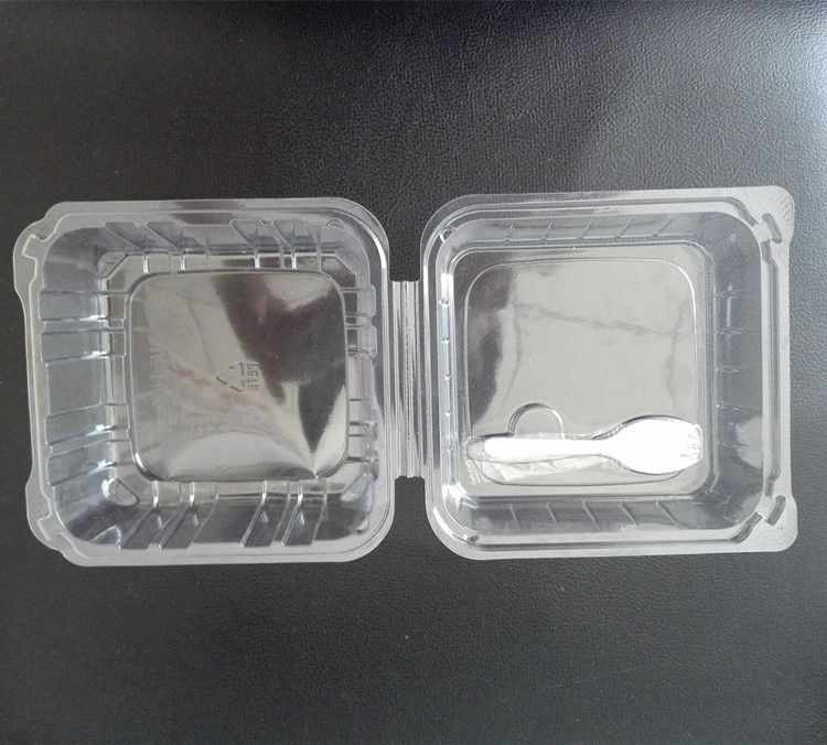 Food grade disposable plastic PET cake box