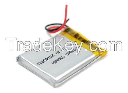 Polymer Lithium ion Battery 3.7V 600MAH