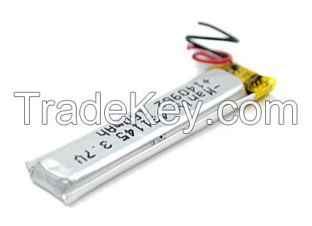 Polymer Lithium ion Battery 3.7V 600MAH