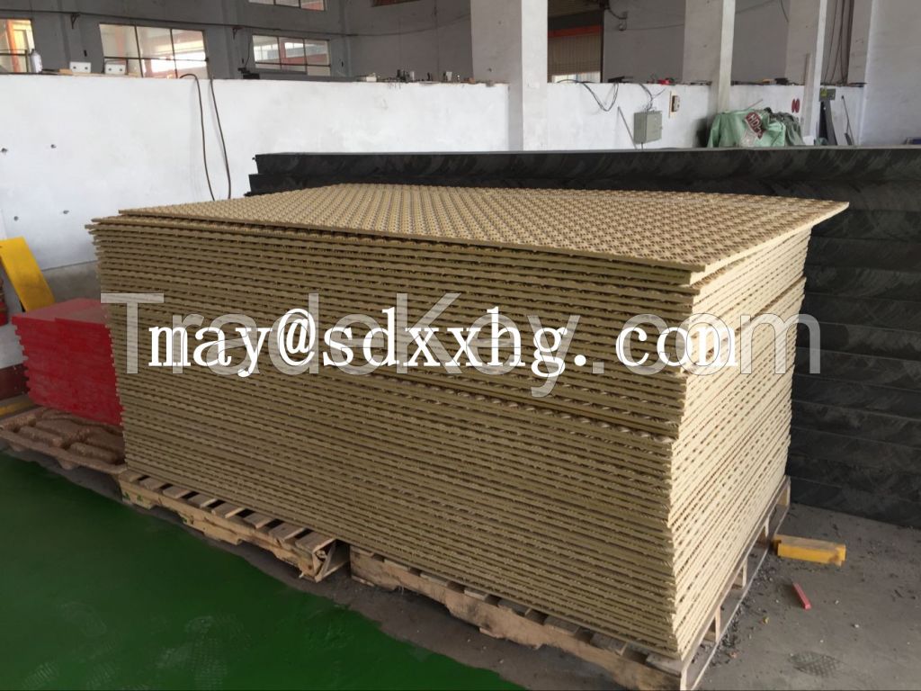 colored high quality wear ressitance hdpe roadways/ polyethylene ground protection mats