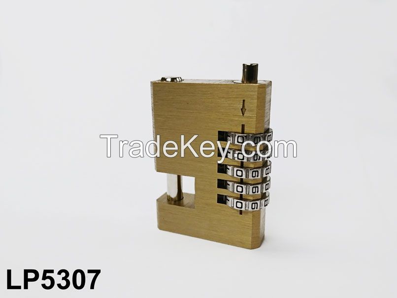 Brass Combination Shutter Padlock (LP5307)