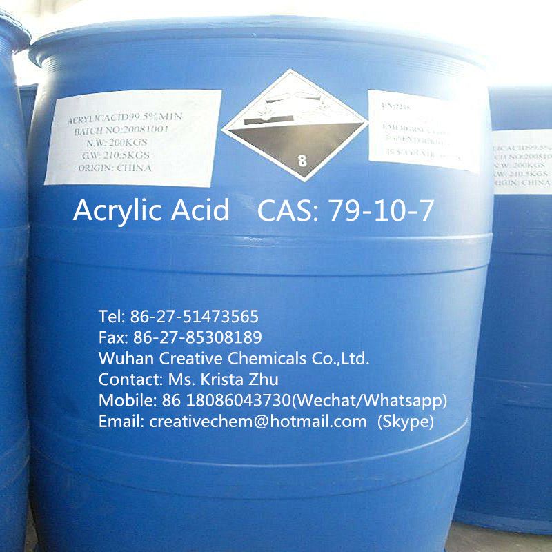 &acirc;Acrylic acid  cas no. 79-10-7