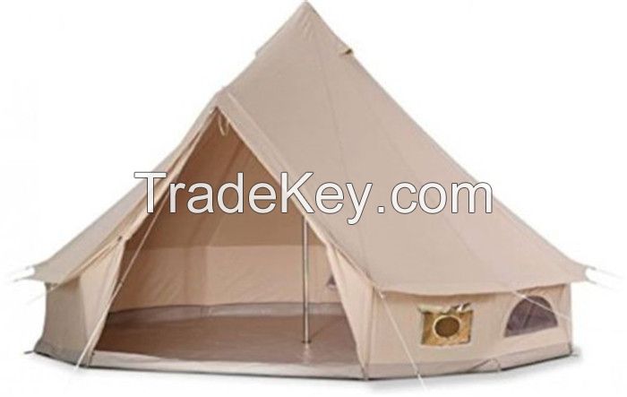 Multi-select Size Waterproof Cotton Canvas Camping Tent Bell Bent