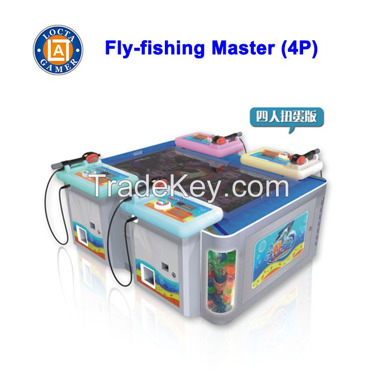 Indoor coin operated Fish Hunting Game Machine Shooting Fishing Game Flyfishing Master 4P for sale