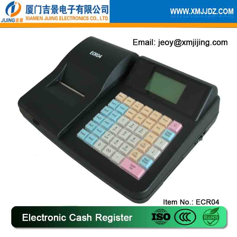 ECR04 Electronic Cash Register, Supermarket Retail Receipt/ Bill Cashier Equipment, POS Terminal Multi-Language Thermal Printer ECR