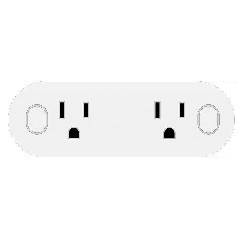 US Wifi Socket Smart Plug 2 in 1 with ETL Certificates Work with Alexa Echo Google Home System