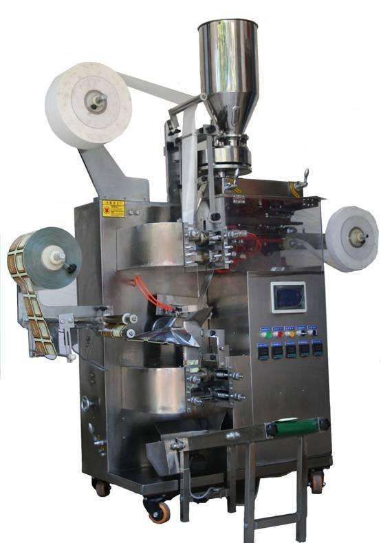 Inner and outer sachet teabag packing machine