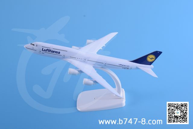 20cm B747-8 Lufthansa Metal Plane Model D-Abyk Aircraft Boeing Promotion Gift Zink Alloy Collector Static Advertisement Customized Best Sale Commercial