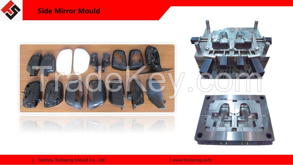 auto side mirror mold with hydraulic cylinder system