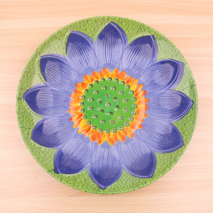 New Tray OEM Plastic Plate with Sunflower Design
