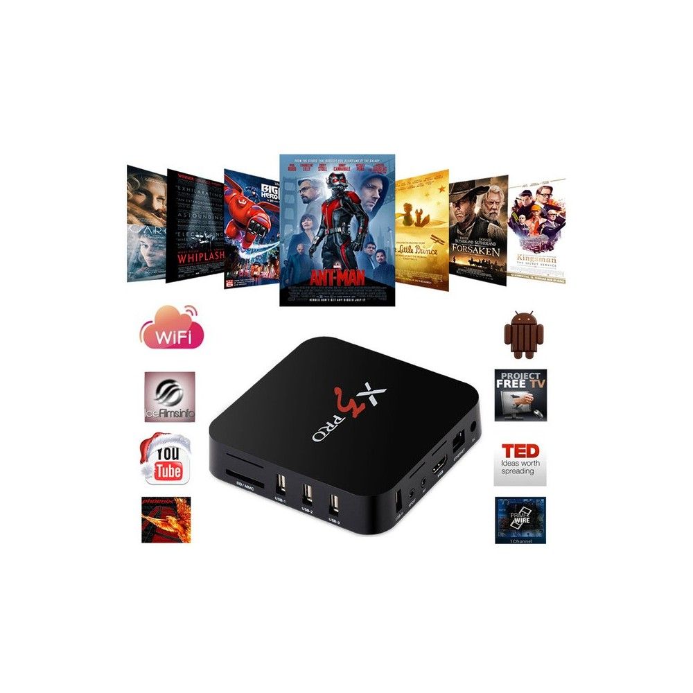 cheap X3 pro RK3229 quad core wifi kodi smart android tv box ott internet player