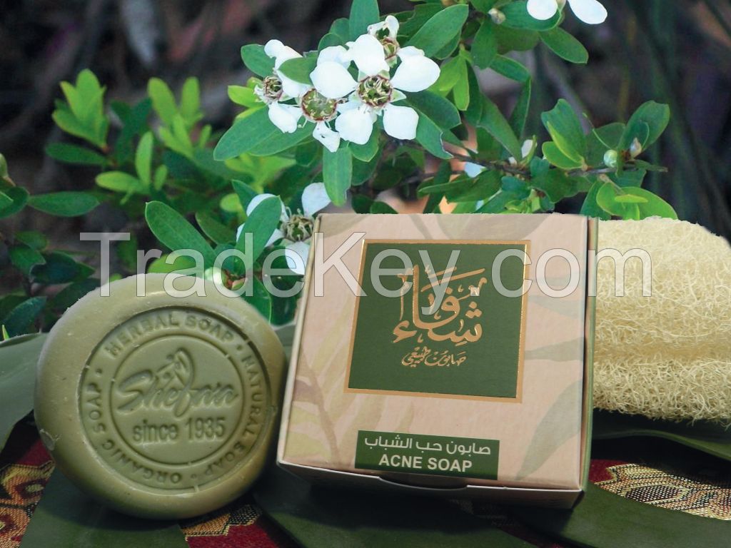 ALEPPO SOAP AGAINST ACNE WITH AUSTRALIAN TEA TREE OIL & COCO OIL