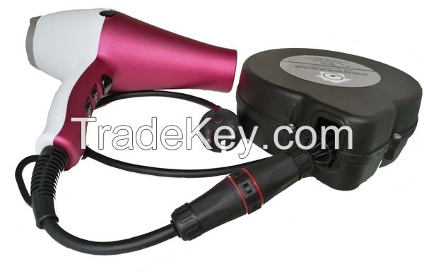 retractable cable retractor for hair dryer, extension power cord reel for hair dryer