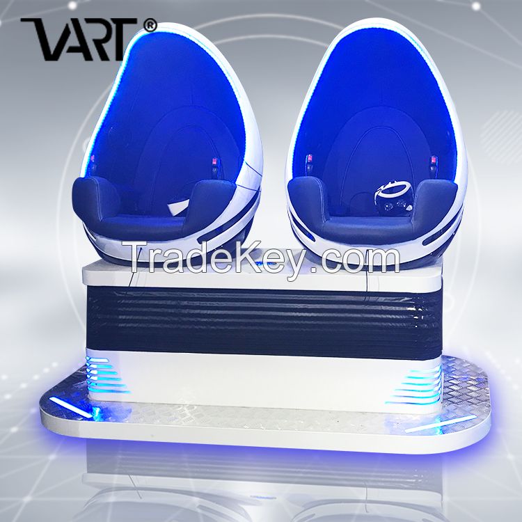 7D 9D Cinema VR Egg Chair With Virtual Reality Movies VR Simulator For Sale