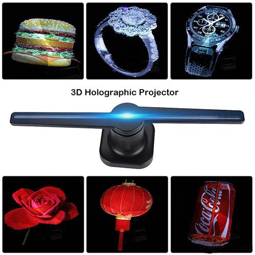 2019 Hot Trending 45cm LED 3D Fan Holographic Advertising Display